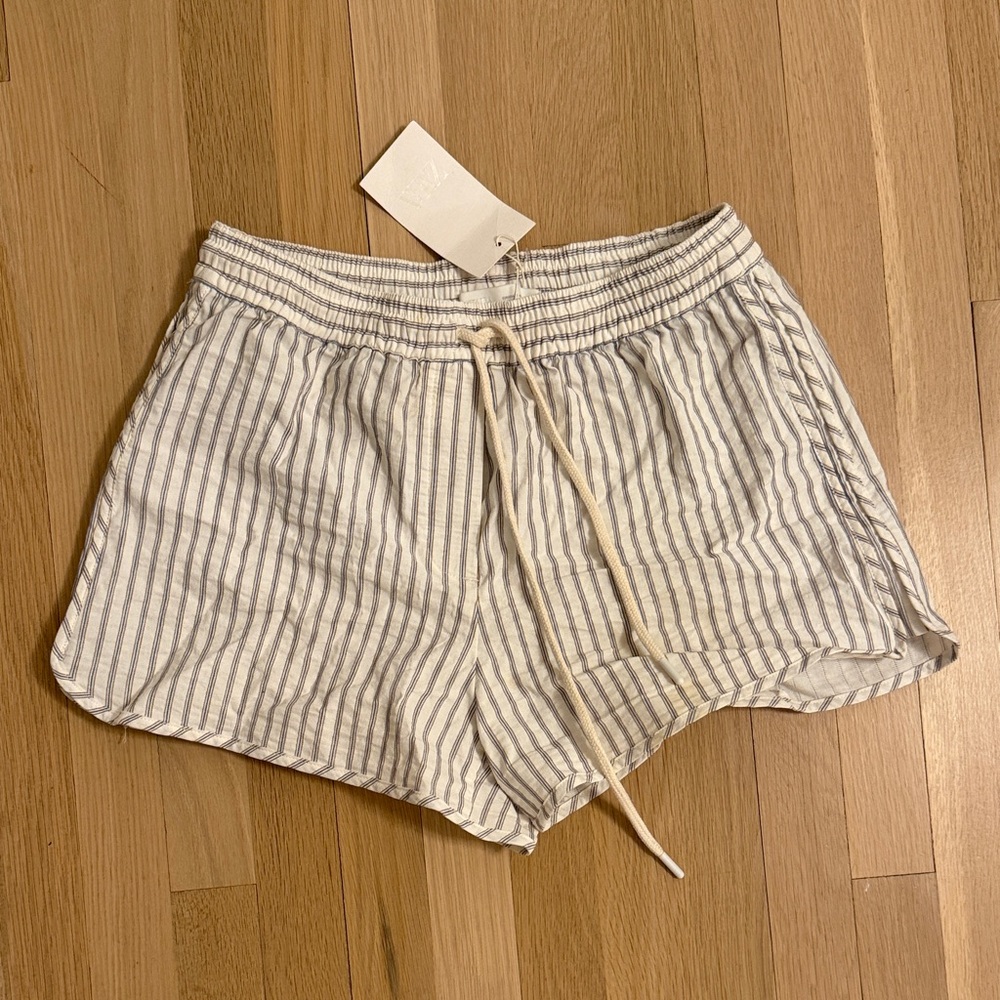 Zara striped Shorts with drawstring